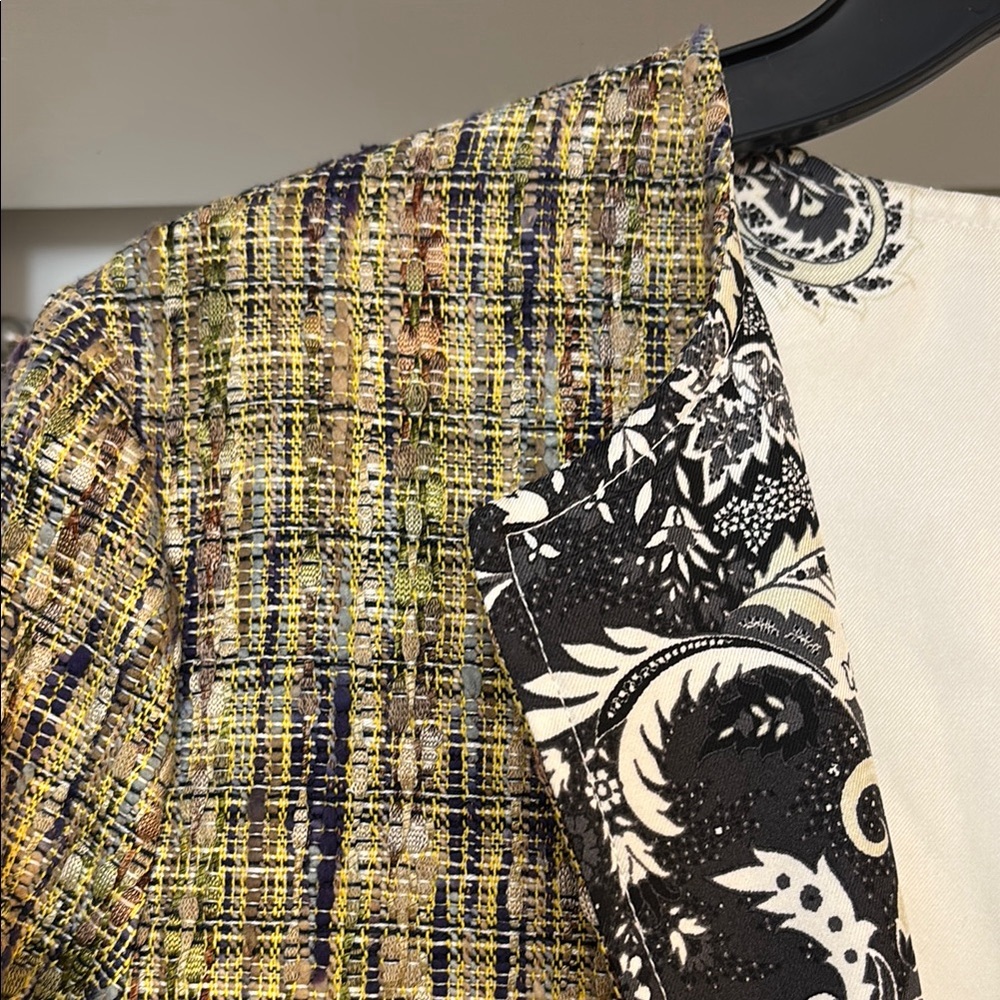 Milano Black and White Patterned Jacket - image 2